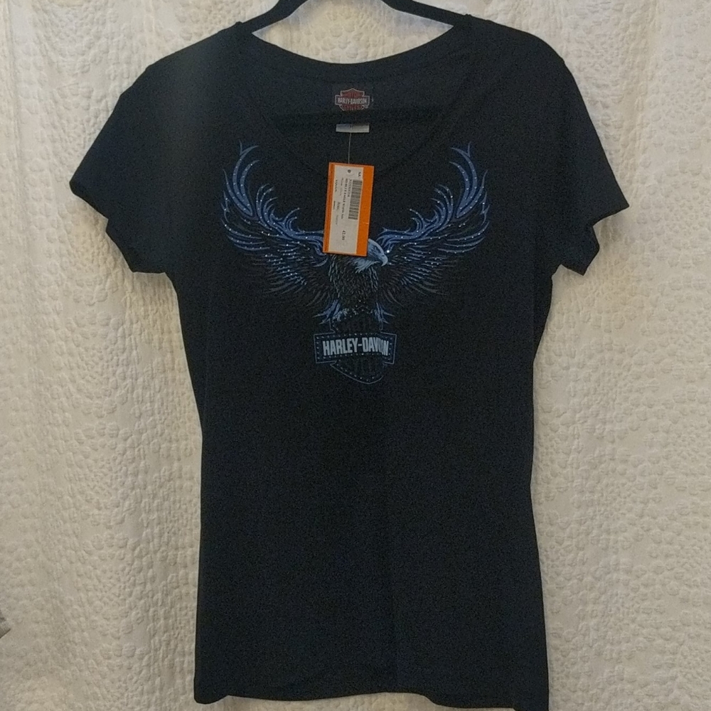 Harley Davidson Bald Eagle Shirt M